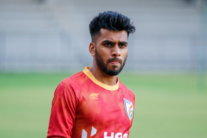 Indian national team midfielder Brandon Fernandes. (Photo courtesy: AIFF Media)