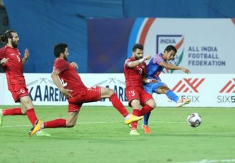 Hero Intercontinental Cup 2019 match action between India and Syria. (Photo courtesy: AIFF Media)