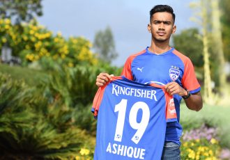 Bengaluru FC winger Ashique Kuruniyan. (Photo courtesy: Bengaluru FC)