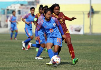 Indian Women's national team star Dangmei Grace. (Photo courtesy: AIFF Media)