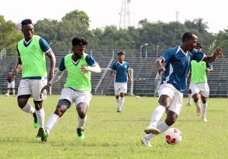 Mohammedan Sporting Club training session in Kolkata. (Photo courtesy: Mohammedan Sporting Club)