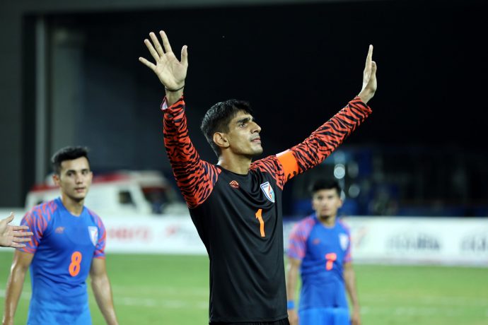 Indian national team goalkeeper Gurpreet Singh Sandhu. (Photo courtesy: AIFF Media)
