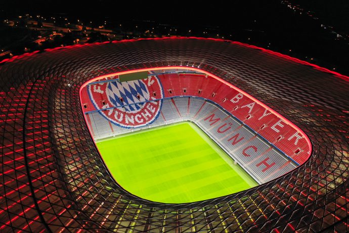 Allianz Arena, the home of FC Bayern Munich. (Photo courtesy: Zumtobel Group)
