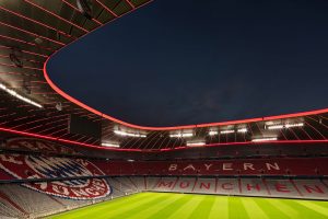 Allianz Arena, the home of FC Bayern Munich. (Photo courtesy: Zumtobel Group)