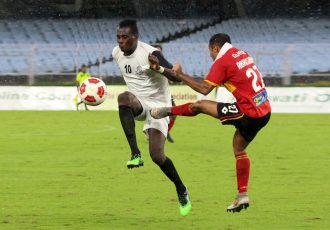 Calcutta Premier Division 'A' match action between Mohammedan Sporting Club and East Bengal FC. (Photo courtesy: Mohammedan Sporting Club)