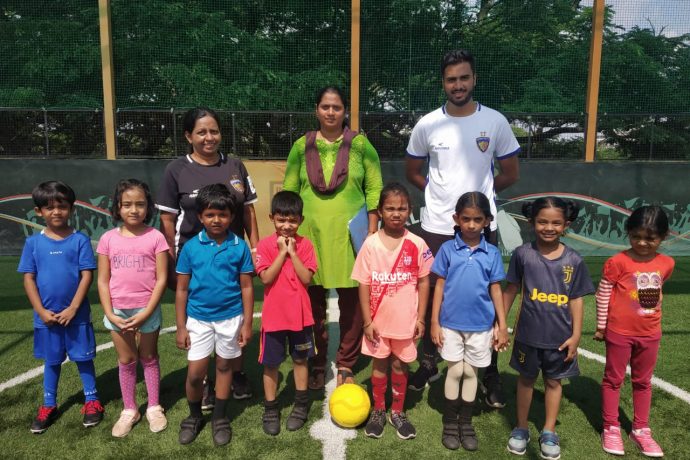 Indian Super League side Chennaiyin FC have started to conduct AIFF Baby Leagues in the city of Chennai. (Photo courtesy: Chennaiyin FC)