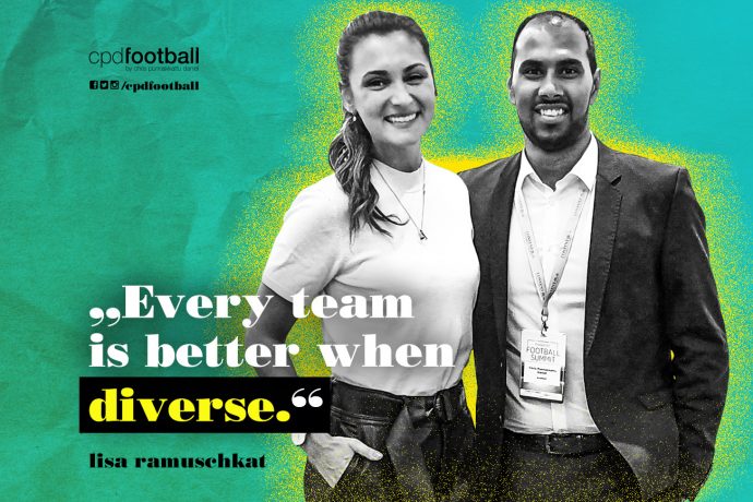Lisa Ramuschkat: "Every team is better when diverse." (© CPD Football)