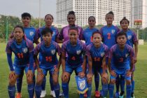 The Indian Women's national team ahead of their friendly match against Vietnam on November 3, 2019. (Photo courtesy: AIFF Media)