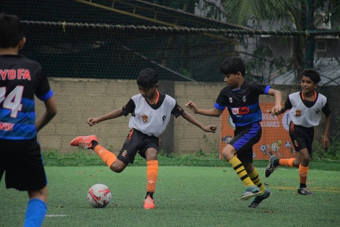 Gokulam Baby Football League in Kozhikode. (Photo courtesy: Gokulam Kerala FC)