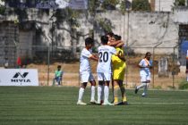 Bangalore United FC players celebrating their win in the Indian Women's League. (Photo courtesy: AIFF Media)