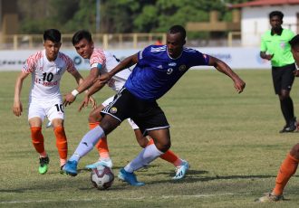 I-League match action between Indian Arrows and Real Kashmir FC. (Photo courtesy: I-League Media)
