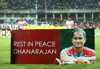 Rest in Peace Dhanarajan. (Photo courtesy: I-League Media)