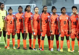 The India U-17 Women's national team. (Photo courtesy: AIFF Media)