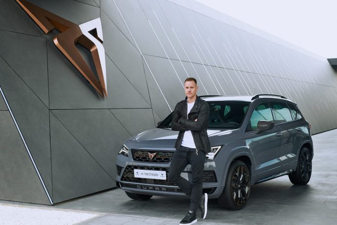 Marc ter Stegen will drive one of the 1,999 units of the CUPRA Ateca Limited Edition. (Photo courtesy: CUPRA)
