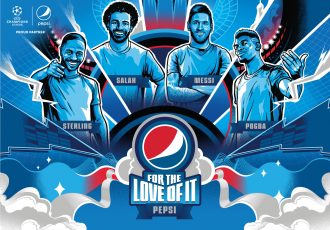#FORTHELOVEOFIT – Pepsi® premieres its 2020 international football campaign. (© PRNewsfoto/PepsiCo)