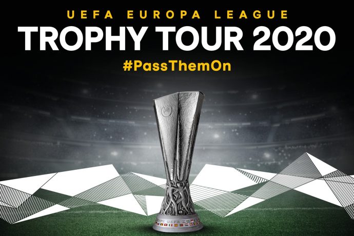 UEFA Europa League Trophy Tour Driven by Kia. (Image courtesy: Kia Motors Corporation)