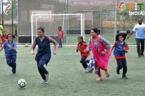 AIFF and FIT India join hands to celebrate AFC Women's Football Day across the country. (Photo courtesy: AIFF Media)