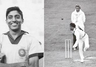 File pictures of Indian football legend Chuni Goswami and cricketer Dilip Doshi. (Photo courtesy: AIFF Media)