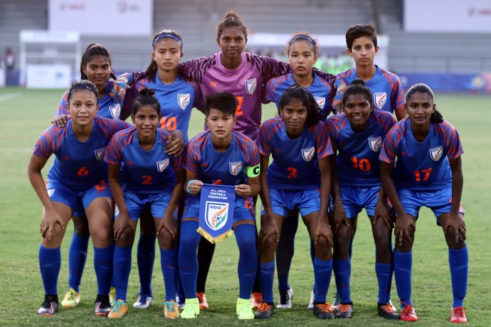 The Indian U-17 Women's national team. (Photo courtesy: AIFF Media)