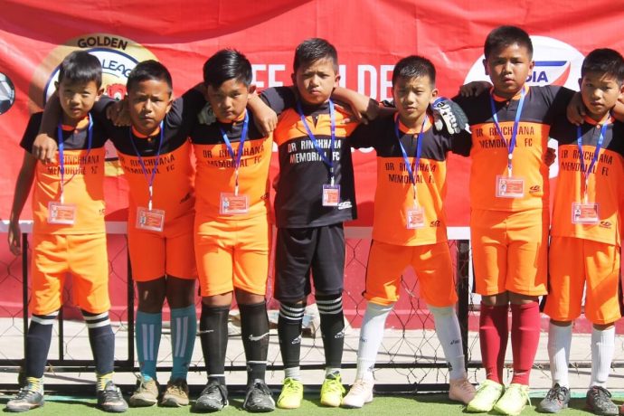 Participants of the Golden Baby Leagues. (Photo courtesy: AIFF Media)
