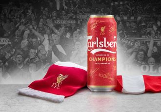 Carlsberg is celebrating Liverpool FC's Premier League title win with a limited edition ‘champions can’ for fans. (Photo courtesy: Carlsberg Group)