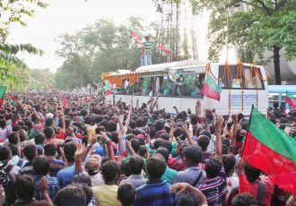 File picture of Mohun Bagan's reception after winning their maidan I-League title. (Photo courtesy: AIFF Media)