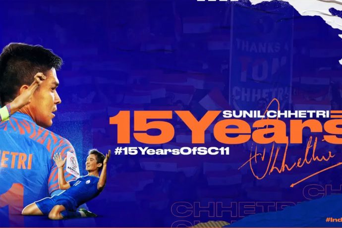 #15YearsOfSC11 - 15 Years of Sunil Chhetri (Image courtesy: AIFF Media)