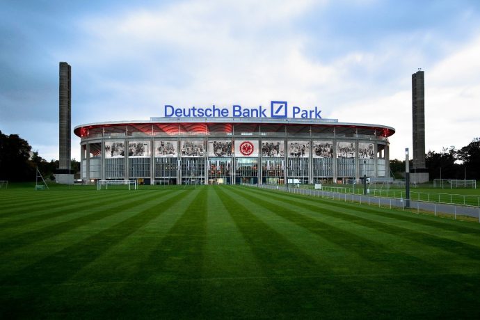 The Deutsche Bank Park is the home ground of Bundesliga side Eintracht Frankfurt. (Photo courtesy: Deutsche Bank AG)