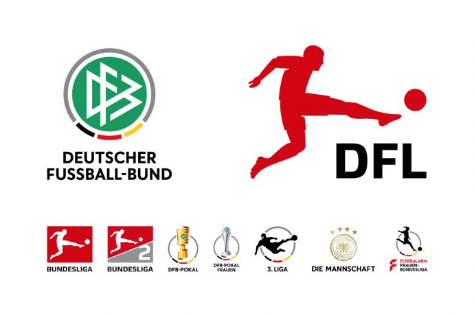 Deutscher Fußball-Bund (DFB) - DFL Deutsche Fußball Liga | Bundesliga | Bundesliga 2 | DFB-Pokal | DFB-Pokal Frauen | 3. Liga | Die Mannschaft | Flyeralarm Frauen-Bundesliga