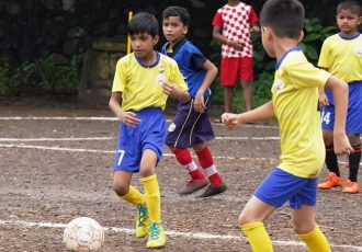 Kids playing football in India. (Photo courtesy: AIFF Media)