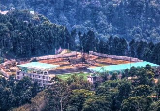 Bhaichung Bhutia Stadium in Namchi, Sikkim. (Photo courtesy: AIFF Media)
