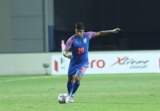 Indian national team defender Pritam Kotal. (Photo courtesy: AIFF Media)