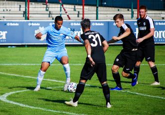 Pre-season friendly match between SC Verl and PSV Eindhoven at the SPORTCLUB Arena in Verl on August 8, 2020. (Photo © CPD Football)