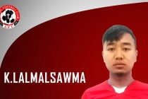 Aizawl FC defender K. Lalmalsawma (Photo courtesy: Aizawl FC)