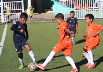 Golden Baby League match action in Champhai, Mizoram. (Photo courtesy: AIFF Media)