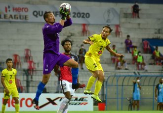 Hero I-League Qualifier 2020 match action between Garhwal FC and FC Bengaluru United. (Photo courtesy: I-League Media)