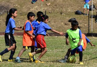 AIFF Golden Baby League action in Assam. (Photo courtesy: AIFF Media)
