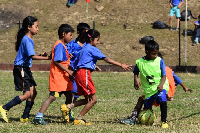 AIFF Golden Baby League action in Assam. (Photo courtesy: AIFF Media)