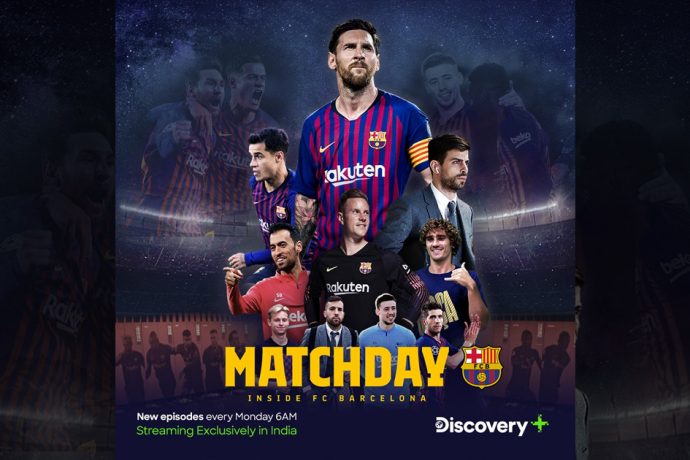 Discovery Plus premieres sports docuseries "Matchday – Inside FC Barcelona". (Image courtesy: FC Barcelona via Twitter)
