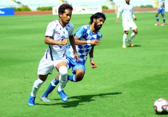 Hero I-League Qualifier 2020 match action between Mohammedan Sporting Club and ARA FC. (Photo courtesy: I-League Media)