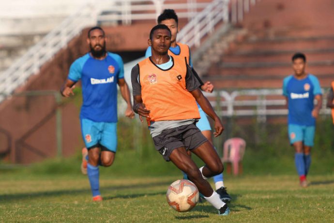 Gokulam Kerala FC winger Vincy Barreto. (Photo courtesy: Gokulam Kerala FC)