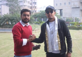 Bangladesh captain Jamal Bhuyan has reached Kolkata to join Mohammedan Sporting Club. (Photo courtesy: Mohammedan Sporting Club)