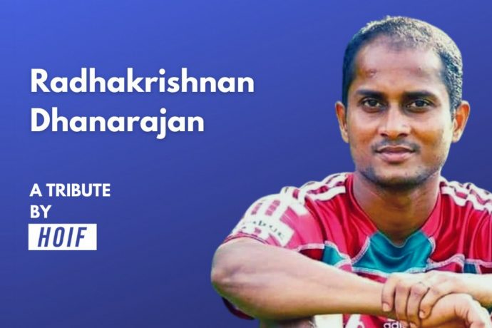 Radhakrishnan Dhanarajan - A Tribute by "Humans of Indian Football". (Image courtesy: Humans of Indian Football)