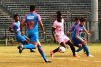 IFA Shield 2020 match action between Southern Samity and the Indian Arrows. (Photo courtesy: AIFF Media)