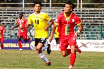 TRAU FC striker and Tajikistan international Komron Tursunov. (Photo courtesy: AIFF Media)