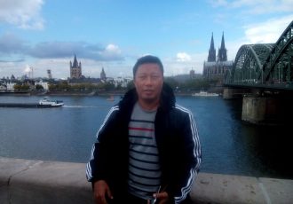 File picture: Bitan Singh during a visit to Cologne, Germany. (Photo courtesy: AIFF Media)