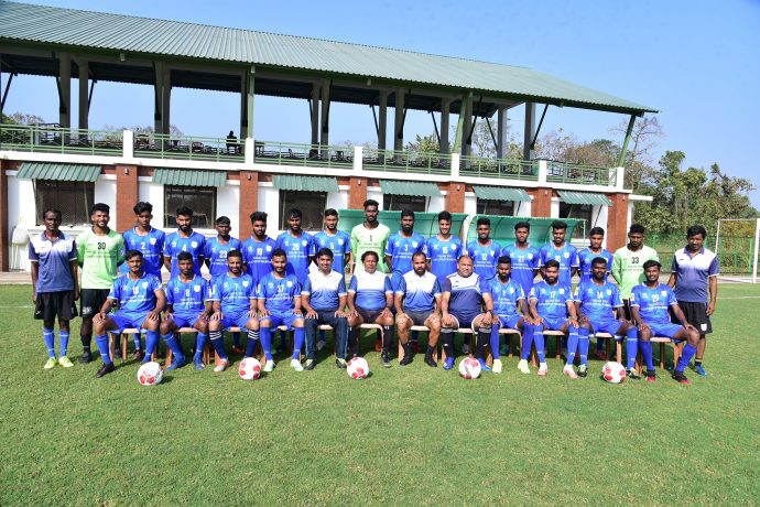 Dempo Sports Club squad for the 2020/21 season. (Photo courtesy: Dempo SC)