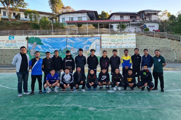 Participants of the Mizoram FA Futsal Referee Workshop in Reiek. (Photo courtesy: Mizoram Football Association)