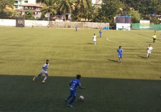 Goa Professional League match action between Dempo SC and Panjim Footballers. (Photo courtesy: Dempo SC)