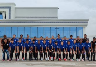 The Indian Women's national team in Tashkent, Uzbekistan. (Photo courtesy: AIFF Media)